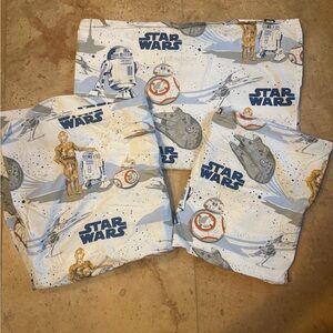 Pottery barn toddler Star Wars sheet set